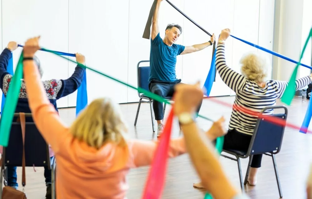 Exercise class for elders