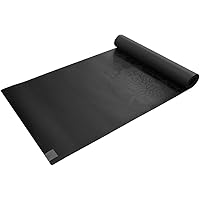 Gaiam Exercise & Fitness Mat - Premium Dry-Grip Thick Non Slip for Hot Yoga, Pilates & Floor Workouts (68