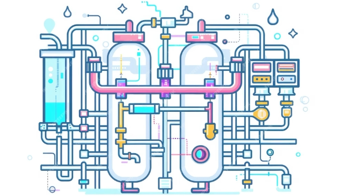 Water filtration diagram