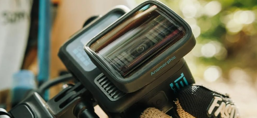 GoPro with Anamorphic lens