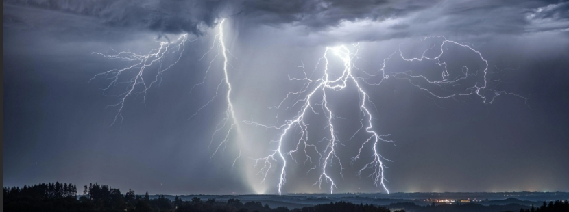 Lightning storm